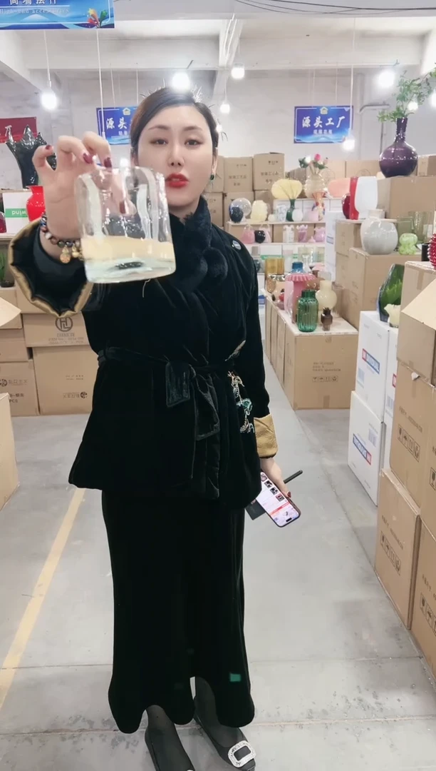 【闪购商品】玻璃私花贸易祁琪-微瑕--L6BEI