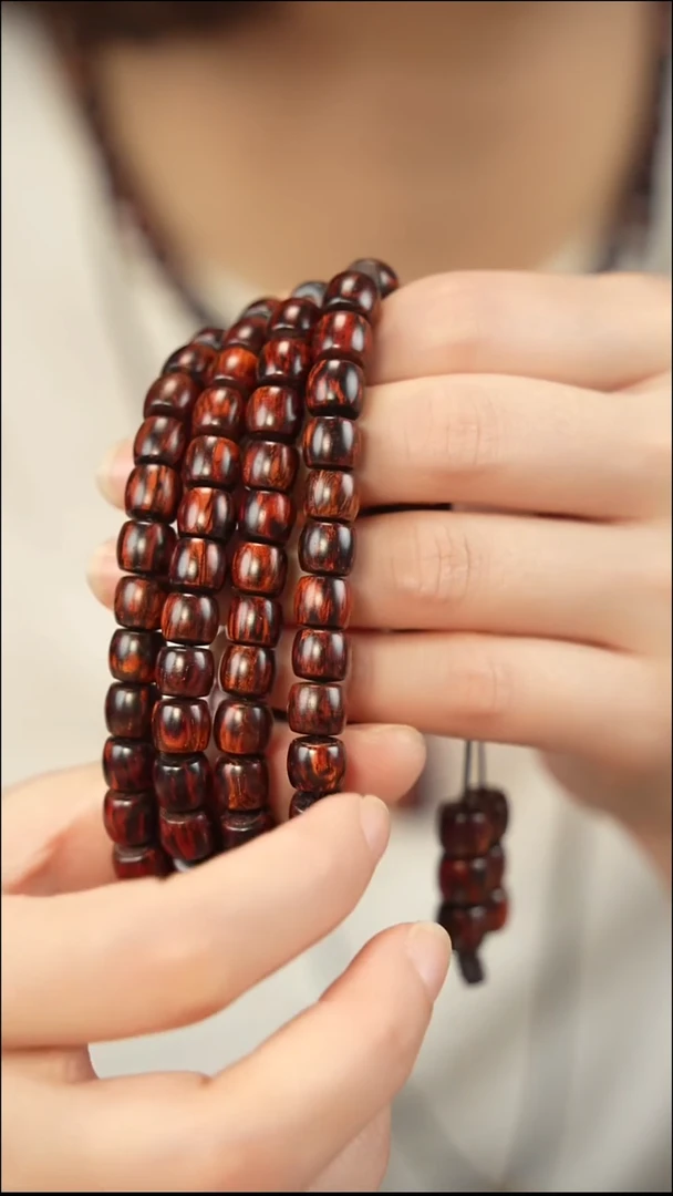 降真香手串/手链红降7x8x108颗直切