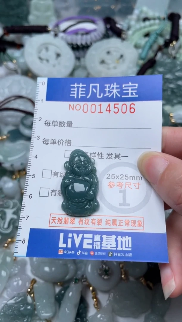 颈饰未镶嵌翡翠14506