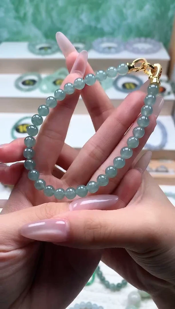 未镶嵌手链翡翠6.4