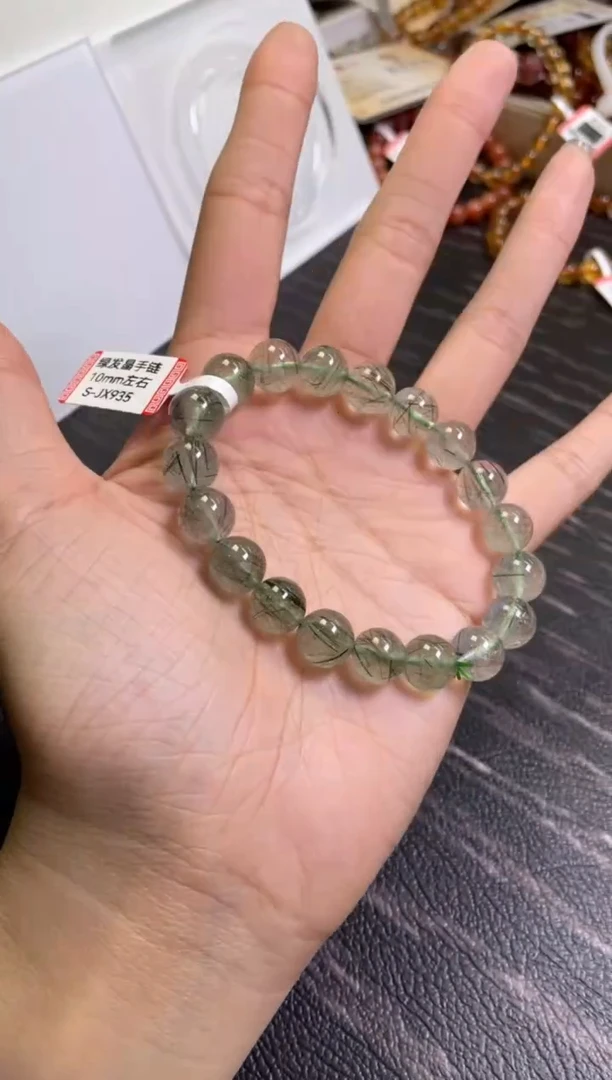 手链10±/x-423未镶嵌水晶绿发晶