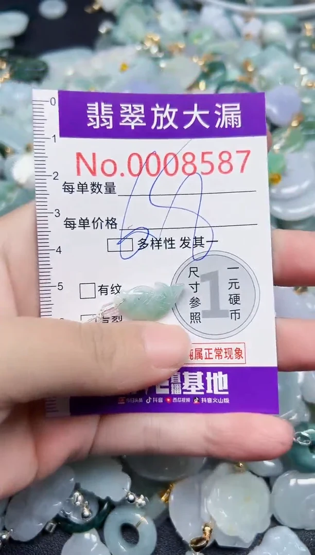 颈饰未镶嵌翡翠8587