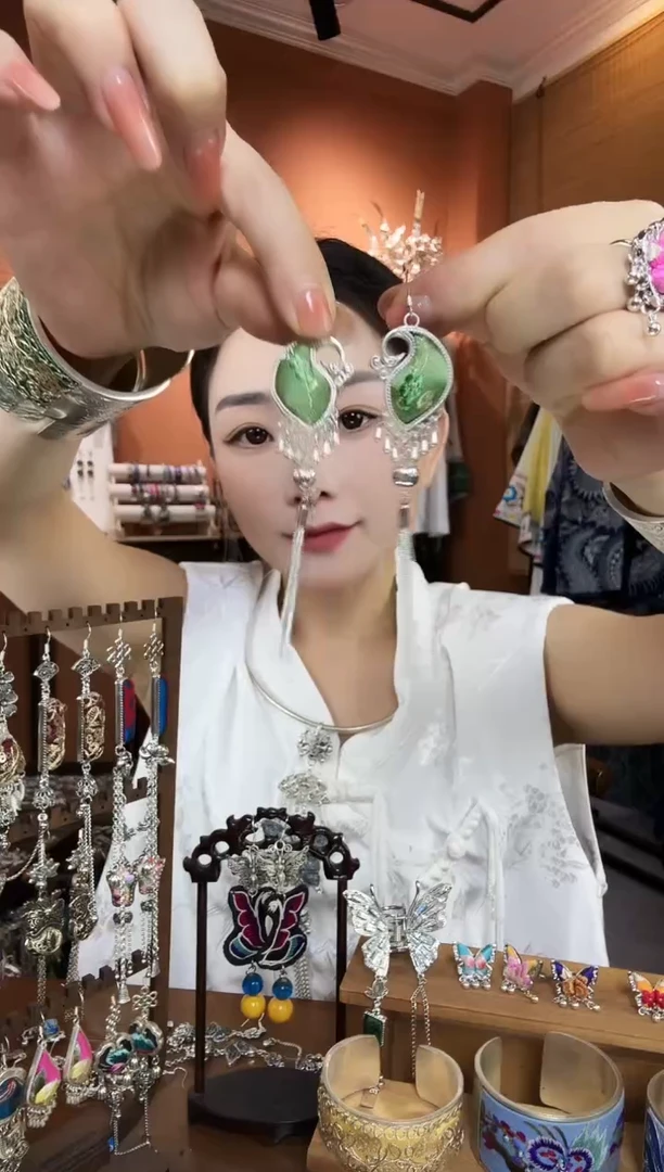 刺绣纯手工民族风耳环