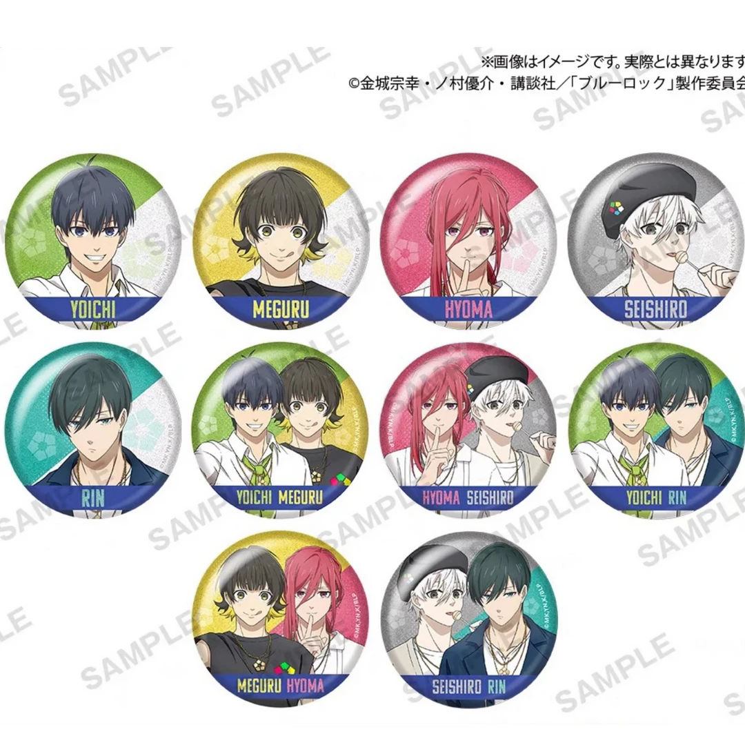 【好价】蓝色监狱showtime75mm大闪吧唧盲盒