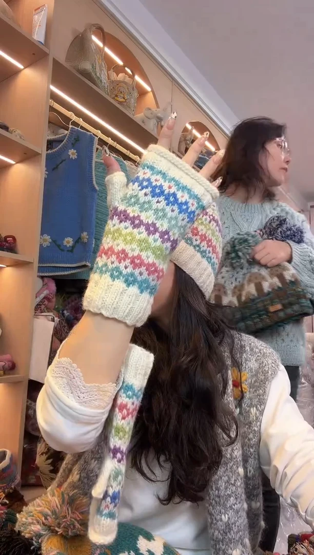 羊毛百羊毛手套