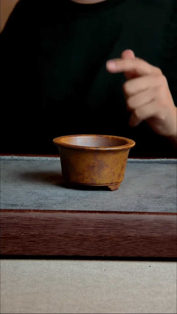 紫砂花盆8.5*4.5内径紫砂花盆