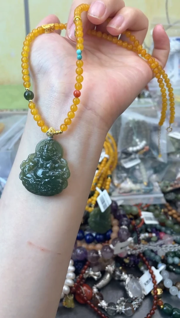 项链琥珀未镶嵌403