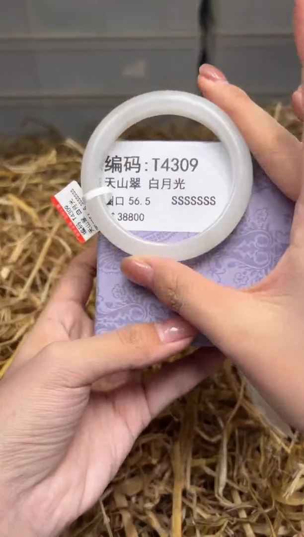 未镶嵌手镯石英质玉T4309