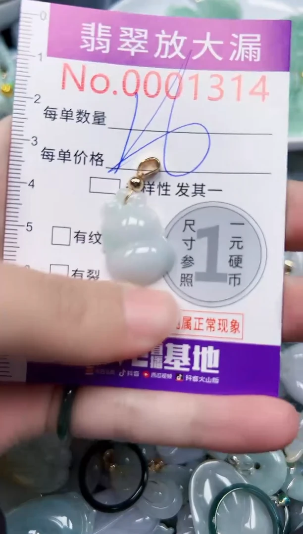 颈饰未镶嵌翡翠1314