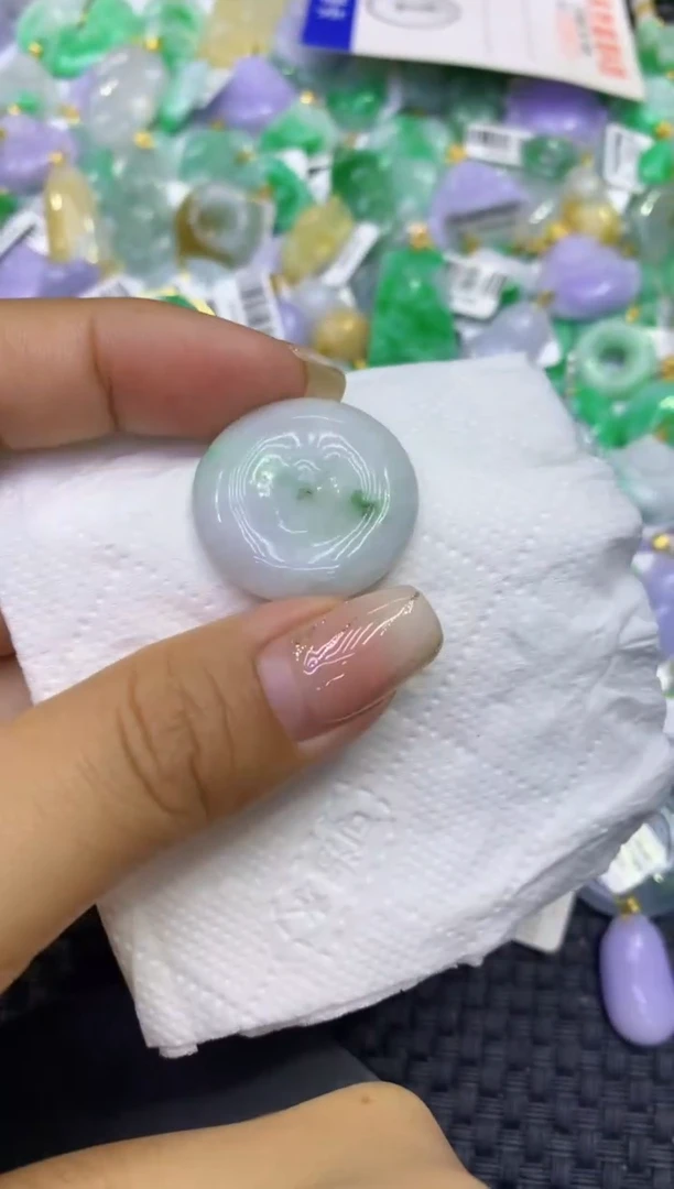 颈饰未镶嵌翡翠天然缅甸A货翡翠