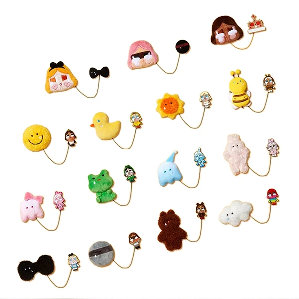 POP MART/泡泡玛特  哭娃CRYBABY眼泪工厂系列-毛绒徽章盲盒