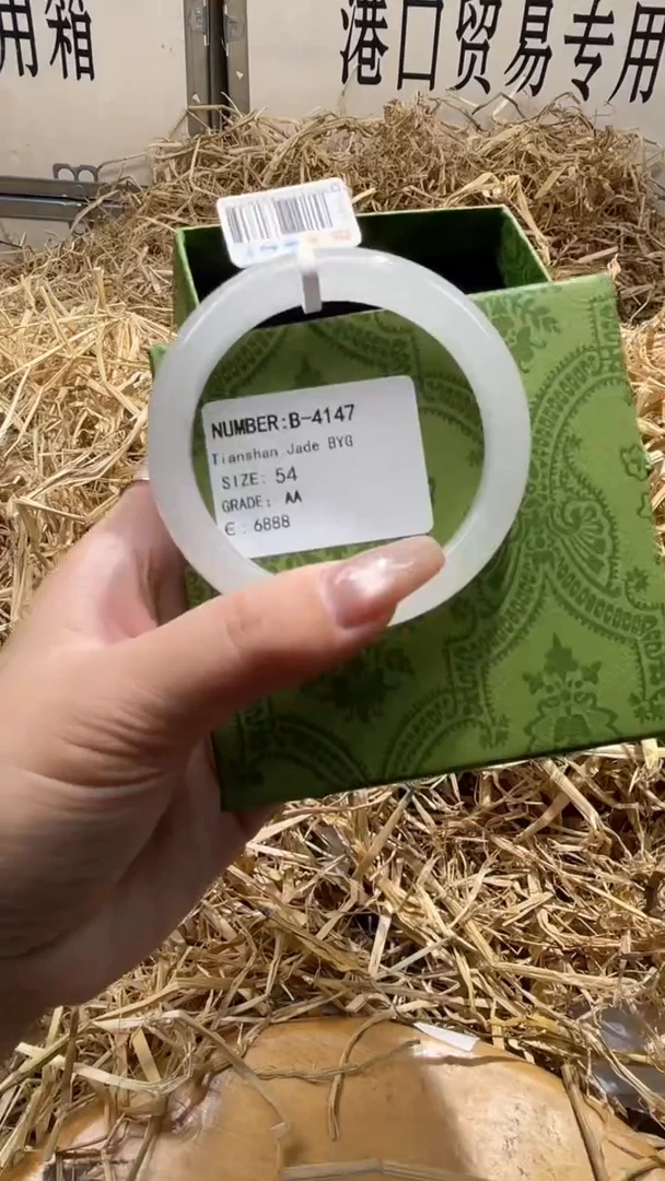 未镶嵌手镯石英质玉B4147LV