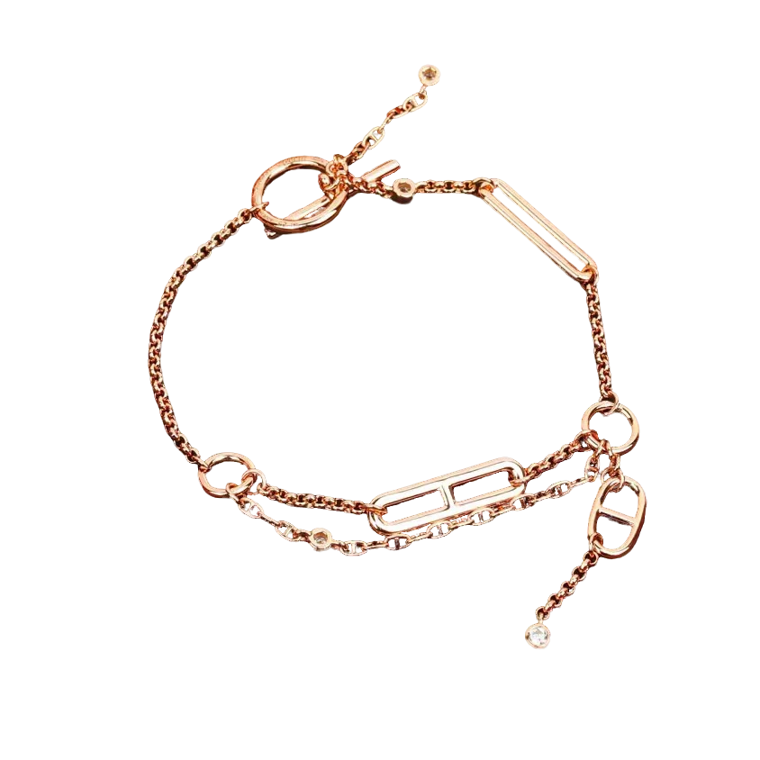 铜合金手链 轻奢设计师款手链~8897