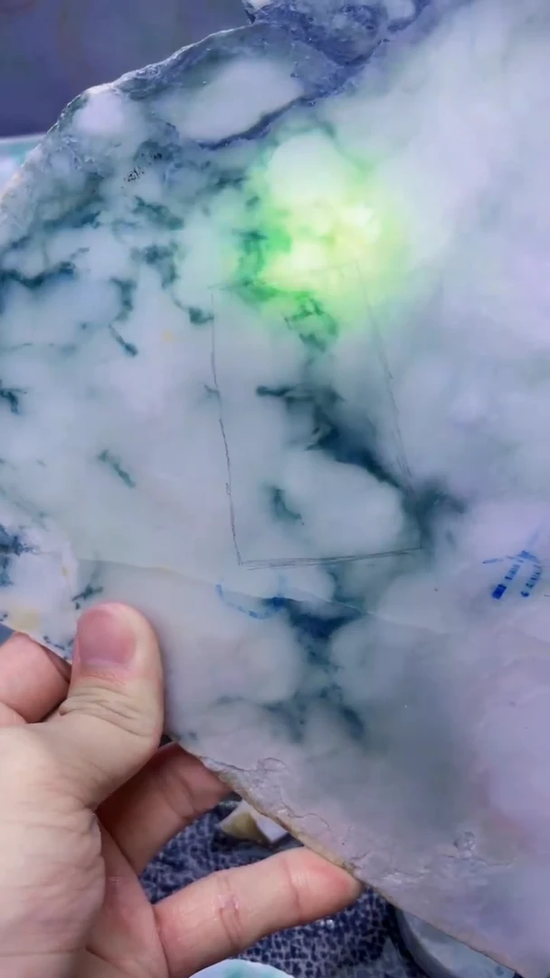 裸石翡翠天然A货翡翠板料