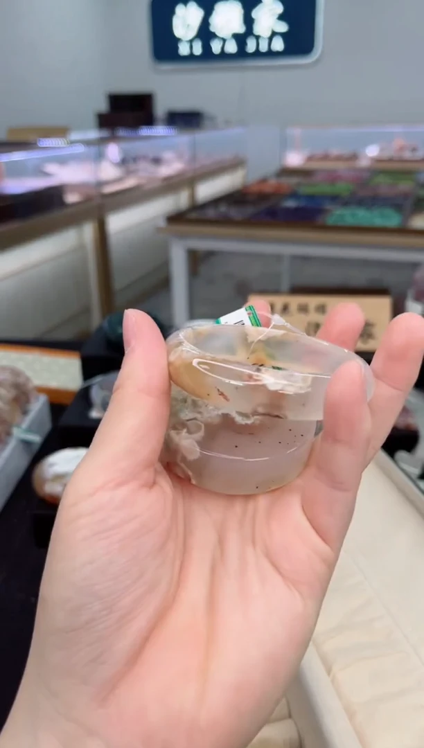 石英质玉手镯未镶嵌56圈口（赠品镯心）3658245