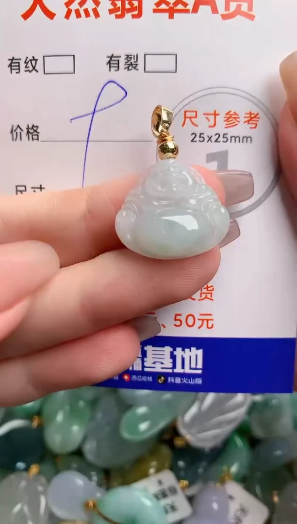 翡翠未镶嵌颈饰24000199