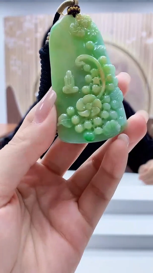定制翡翠未镶嵌4829lr-毛货挂件61