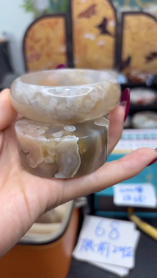 未镶嵌手镯石英质玉A133(58圈赠送镯心)