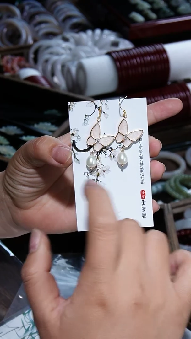 【闪购商品】淡水珍珠耳坠未镶嵌0002