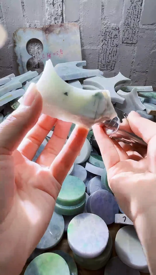 配石翡翠天然翡翠A货439