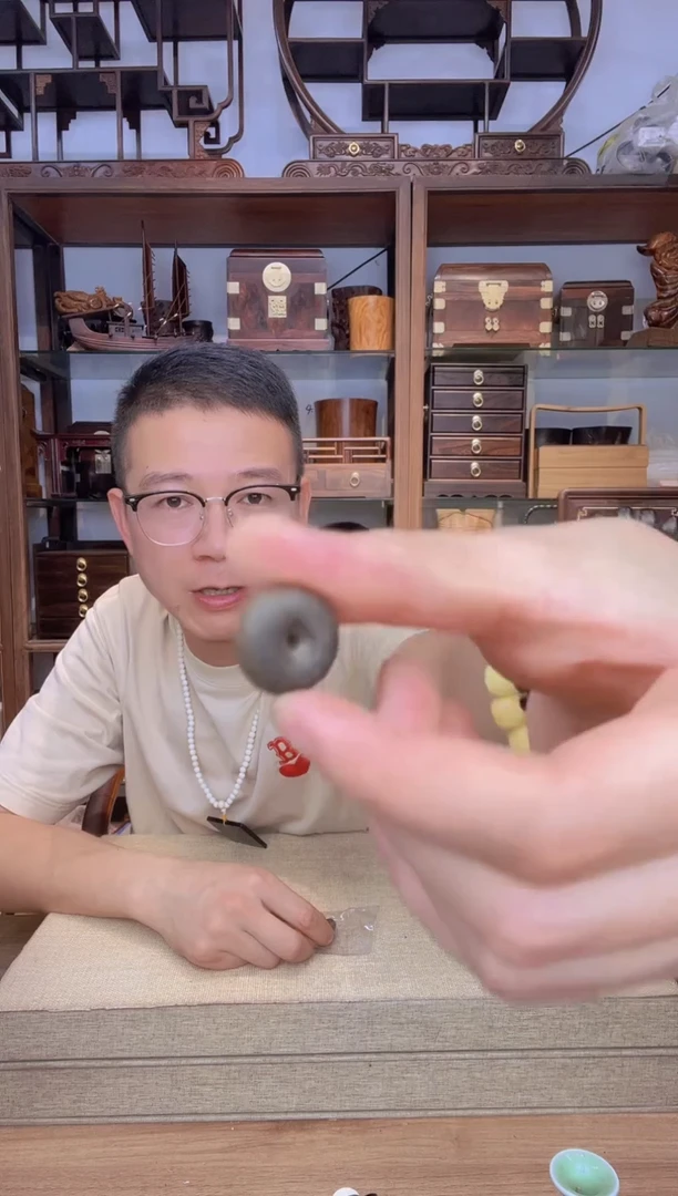 乌木类书架99老山檀阴沉小平安扣