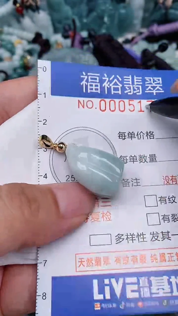 翡翠未镶嵌颈饰...0005175