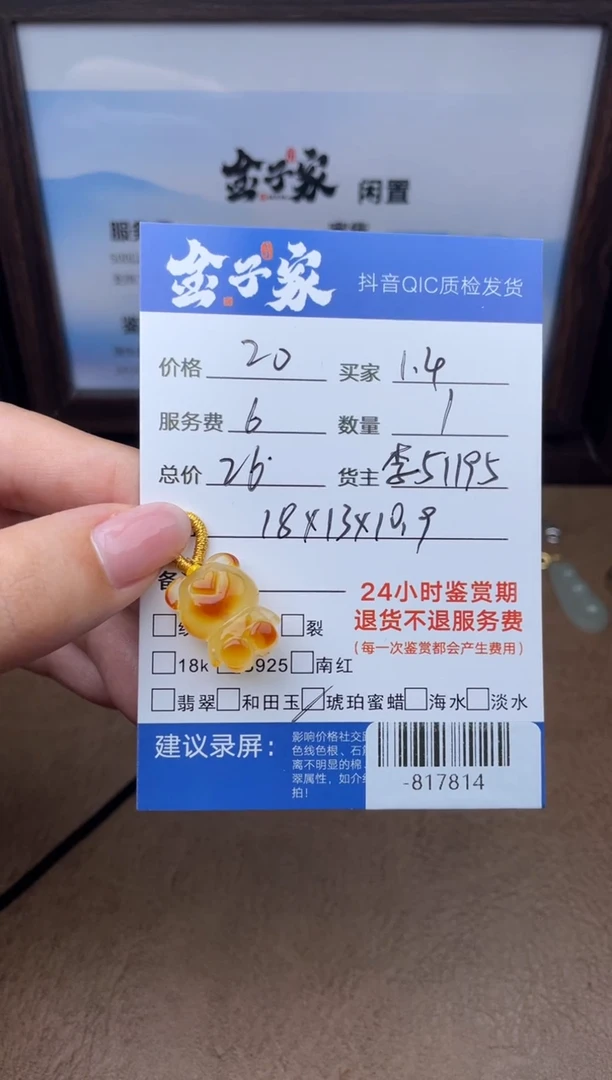 蜜蜡颈饰未镶嵌岁*-817814