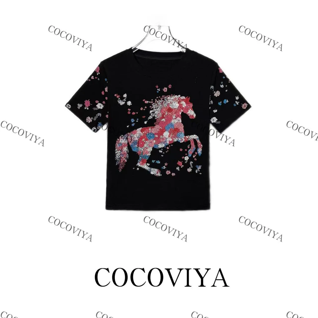 COCOVIYA 设计感春夏打底时尚百搭休闲上衣 26C-887