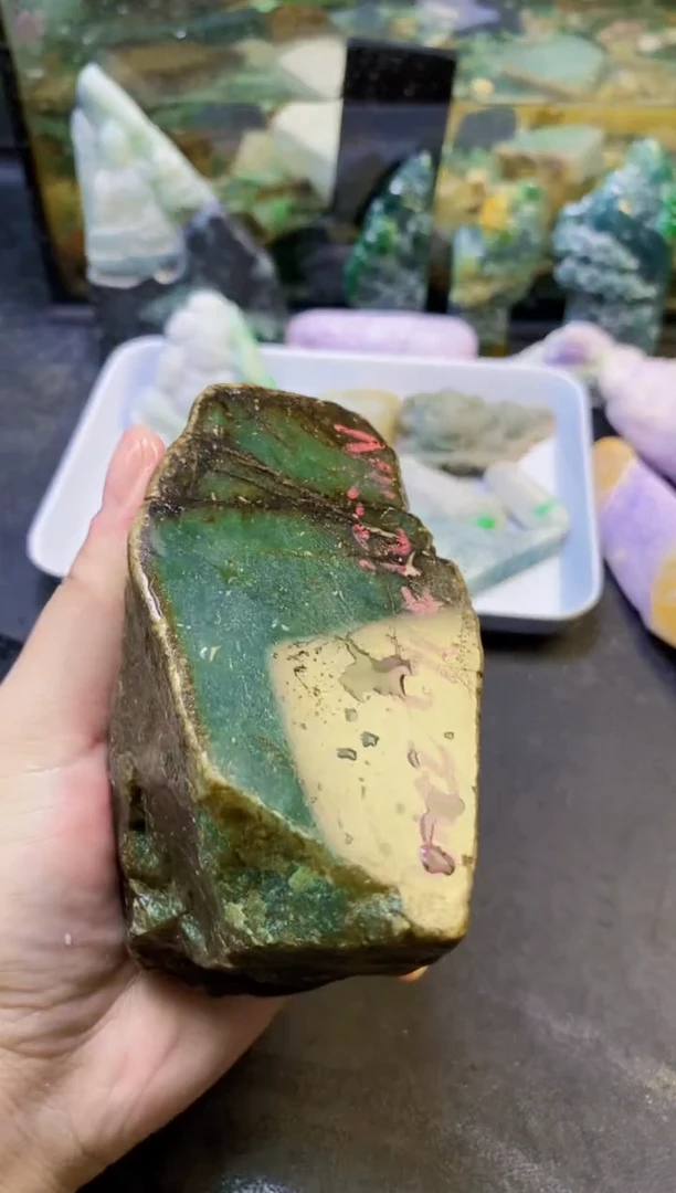 未镶嵌挂件翡翠玊*刀064天然翡翠