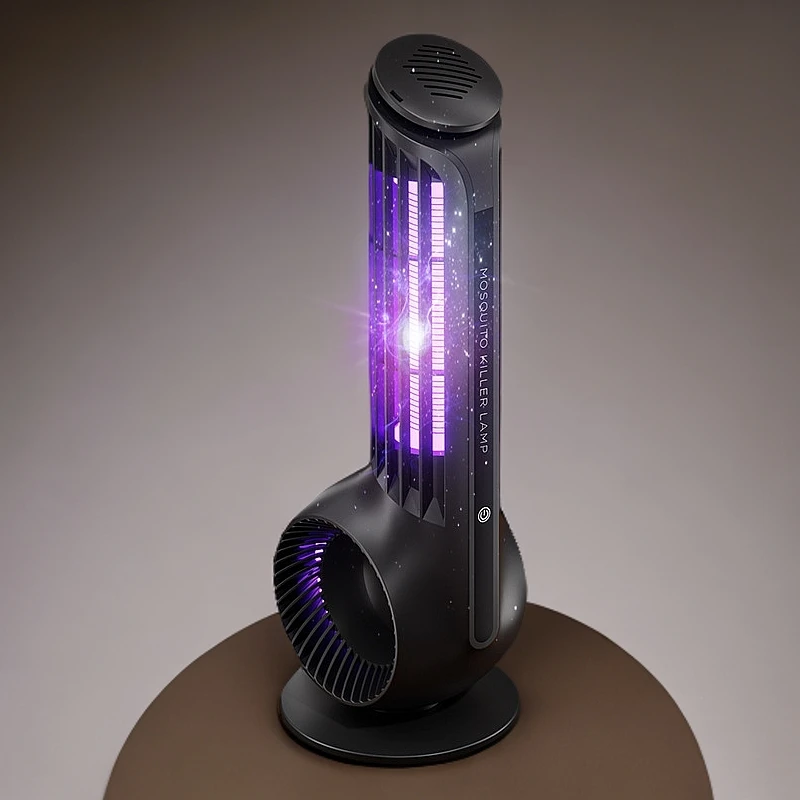 2025新款usb光触媒灭蚊灯电击式二合一灭蚊灯家用LED捕蚊灯