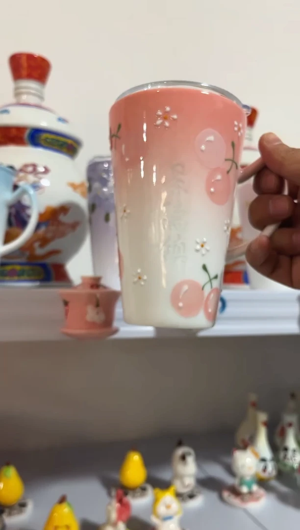 微瑕手绘景德镇餐饮具玲珑款