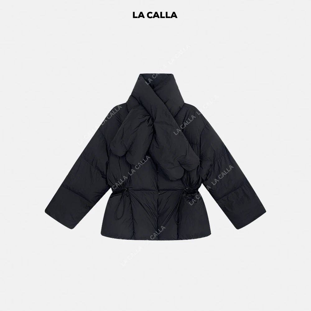 LA CALLA蒙特利尔厚实夹棉保暖围脖外套YY1720