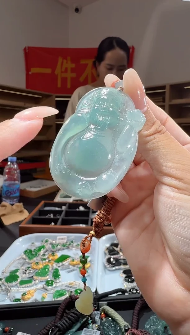 吊坠(不含链)未镶嵌翡翠财神