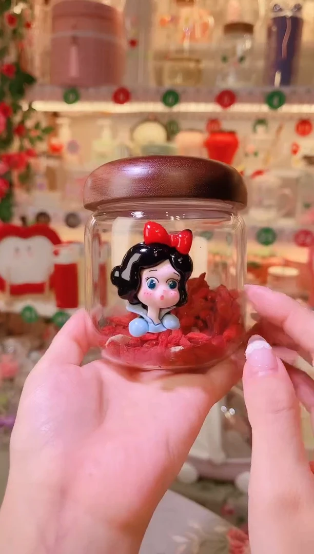 摆件品质好发货快放心拍！白雪公主密封罐