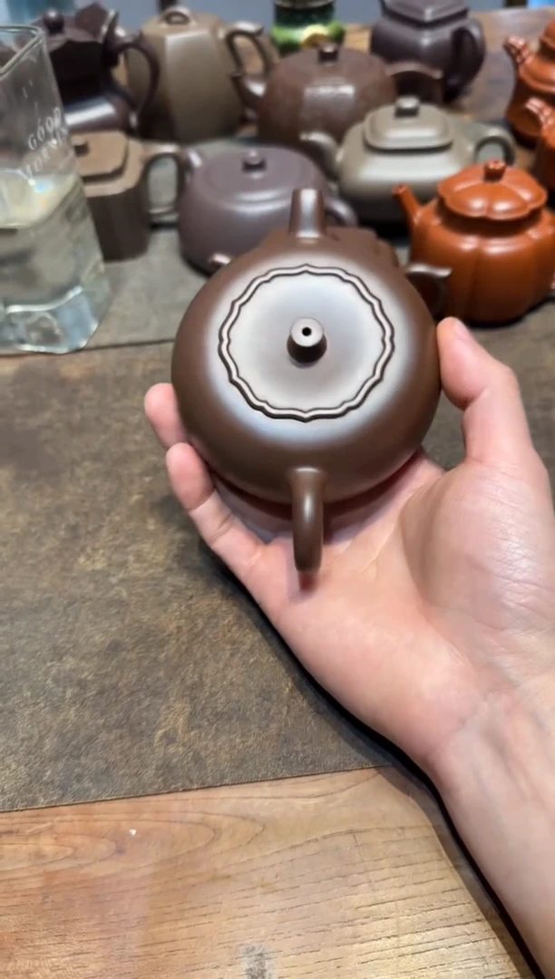 茶壶紫砂小*事事如意