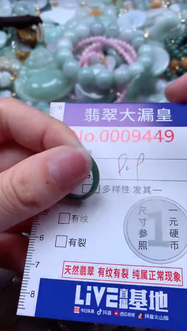翡翠未镶嵌吊坠(不含链)9449