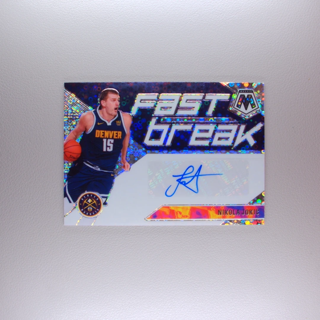约基奇 签字 马赛克  帕尼尼NBA国宝手提球星卡