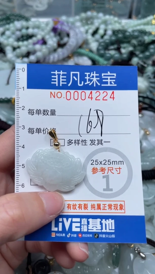 【闪购商品】翡翠颈饰未镶嵌00..4224
