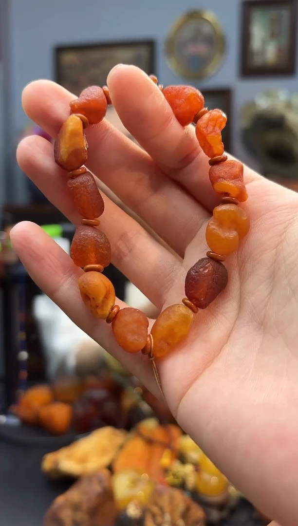 手串琥珀未镶嵌手串