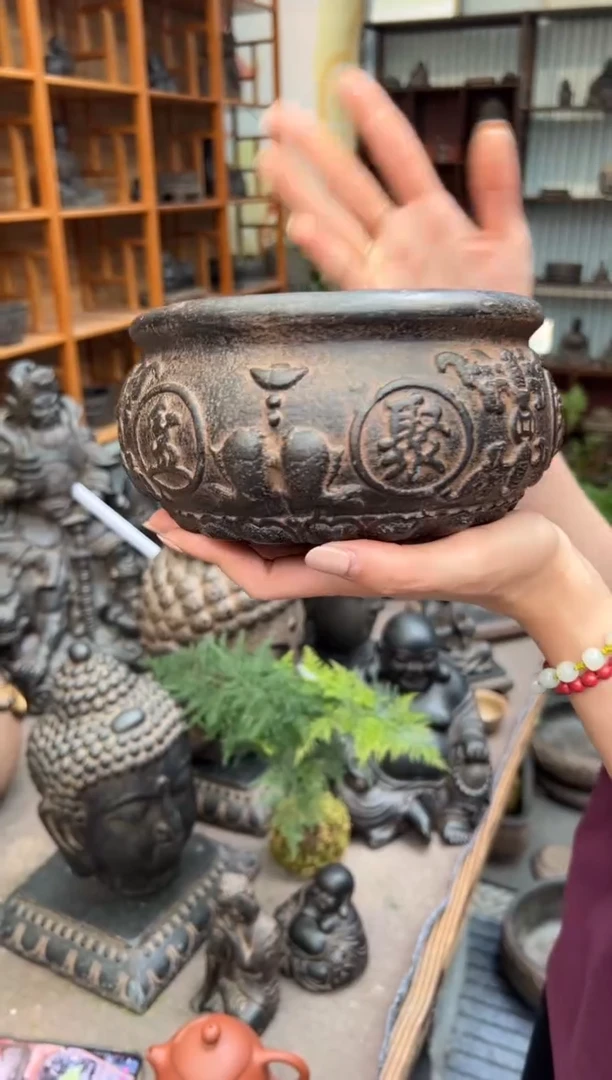 陶土【火山泥】聚宝盆