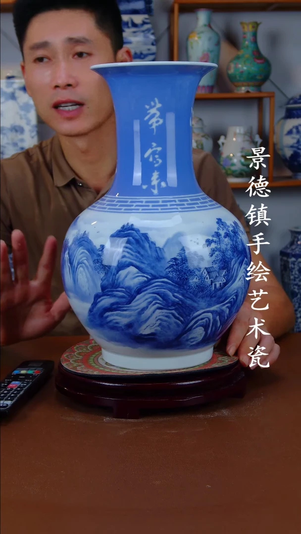 现代景德镇手工手绘陶瓷摆件24