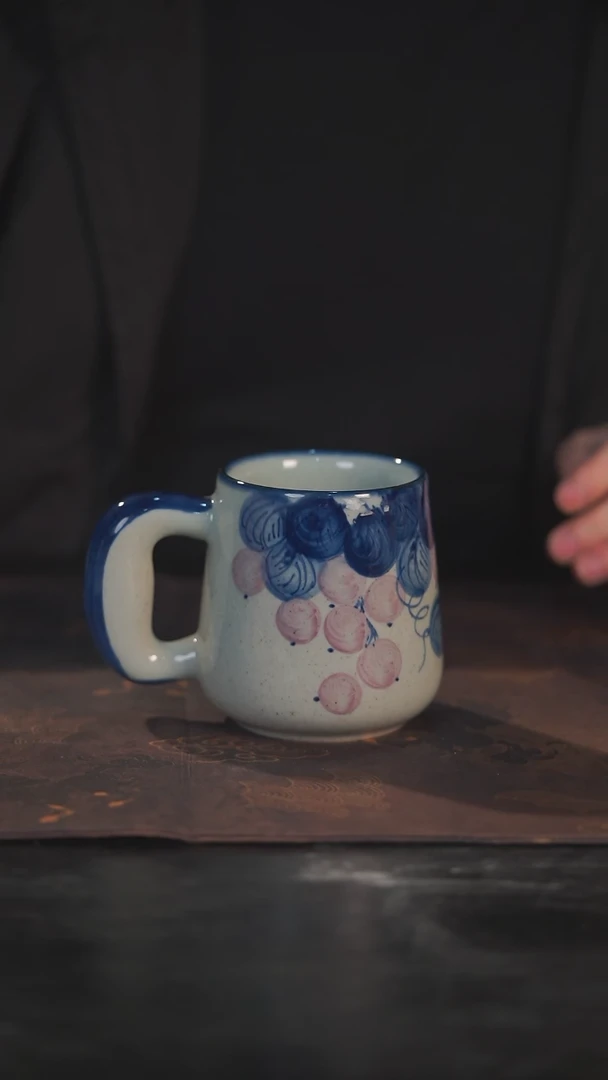 【闪购商品】杯如花手绘手作陶瓷@@275