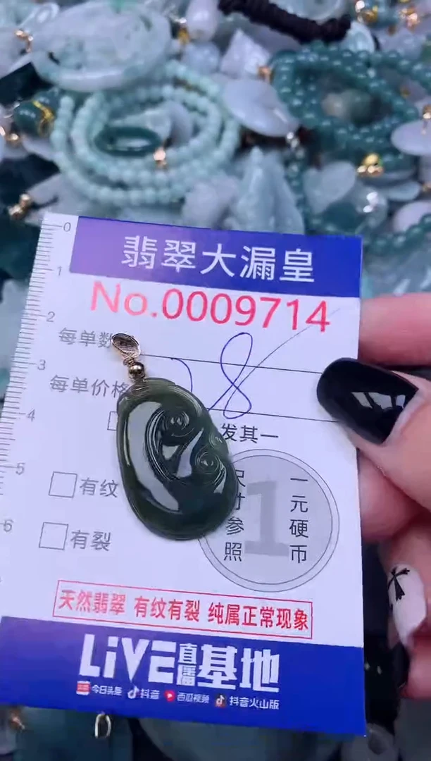 颈饰未镶嵌翡翠9714