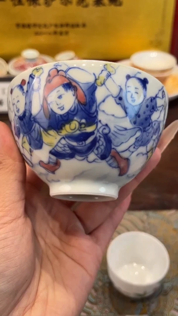 杯子瓷景德镇手工手绘陶瓷