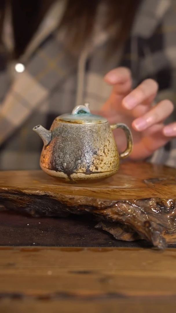 景德镇柴烧放漏放漏83