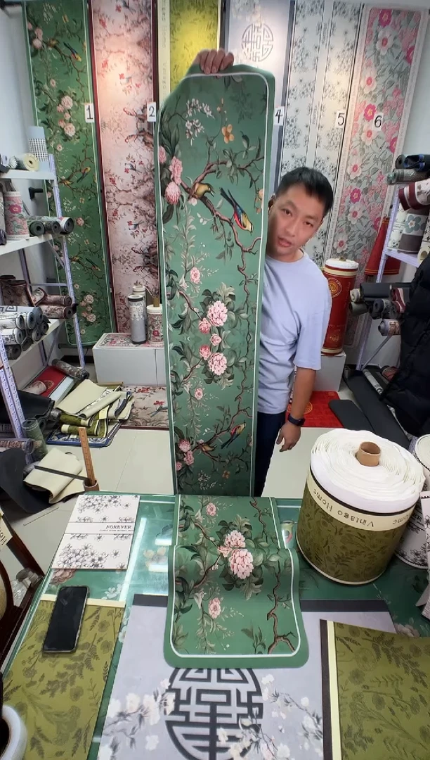 混纺35 280 茶绿微瑕