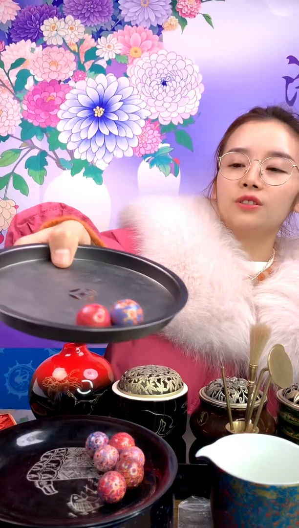 【闪购商品】成都漆艺变涂漆珠（1.8+2.0各一颗）