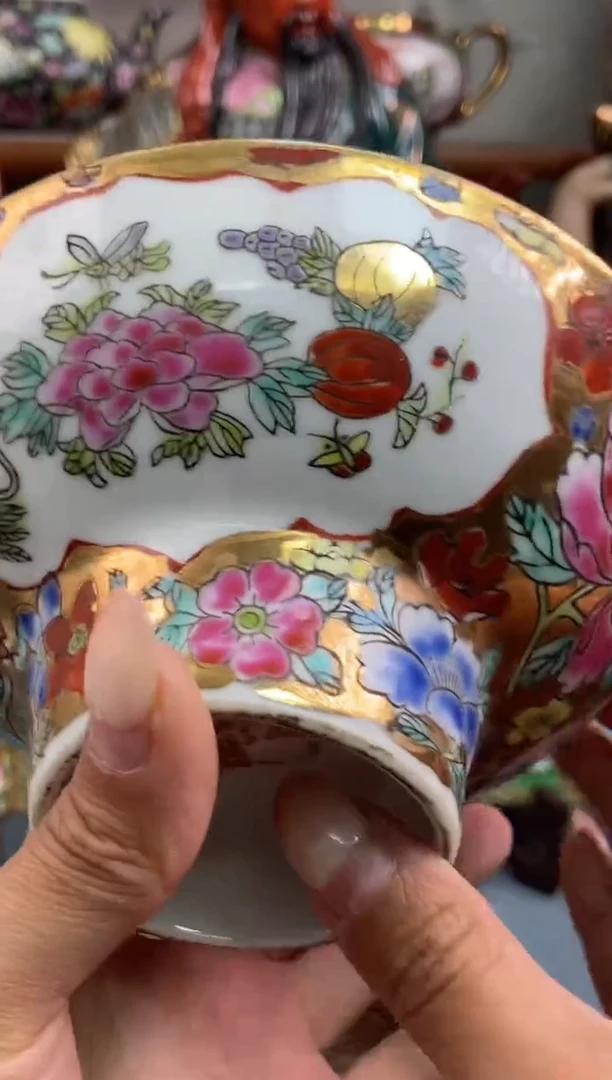 瓷片微瑕慎拍景德镇窑老厂瓷器单件