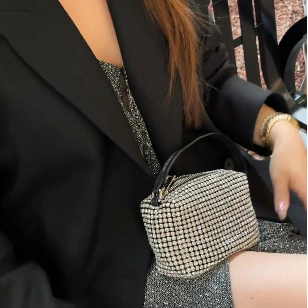 【大老板专属】钻包blingbling高级清冷感腋下手拿钻包