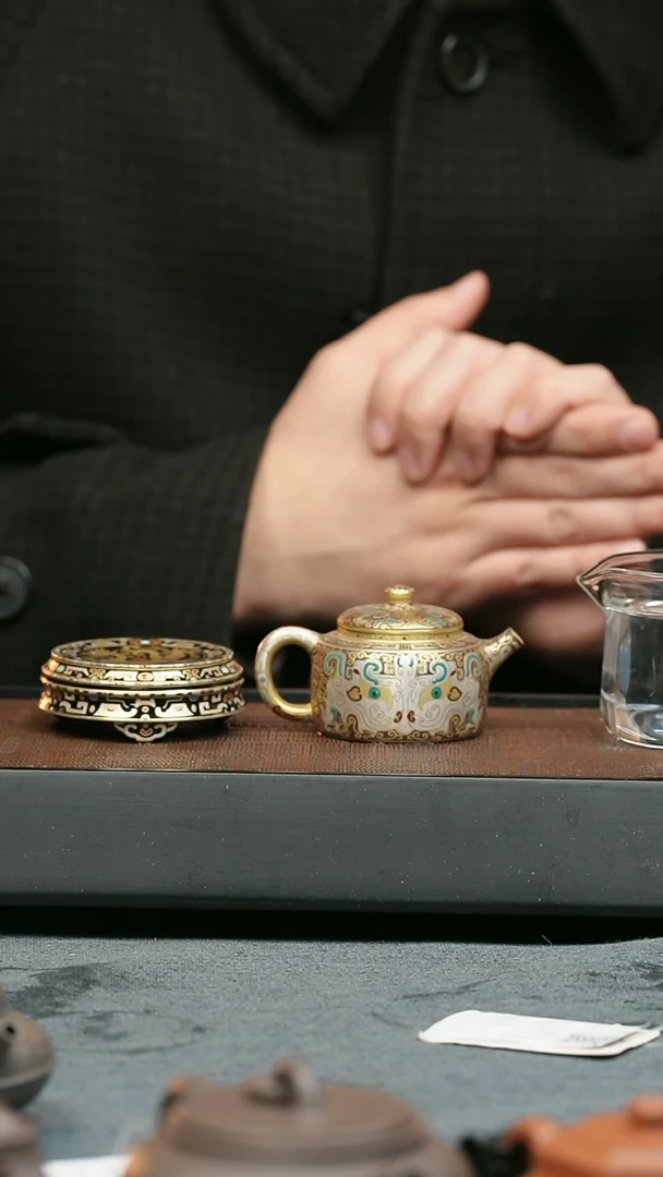 【闪购商品】紫砂茶壶五堂 东皇钟60cc+神兽盖置